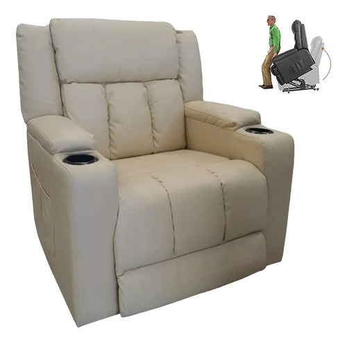 Sillon Power Lift - Elevable Y Reclinable Electrico