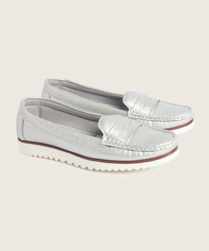 Mocasines Mujer  Patprimo Plata Sintético 30680032-0060