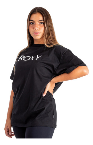 Remera Mc Roxy Logo (neg) Roxy