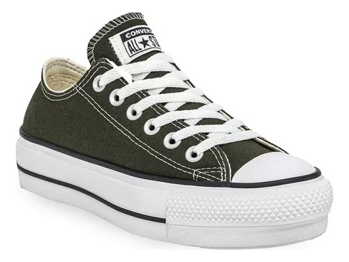 Zapatillas Con Plataforma Converse All Star Negro