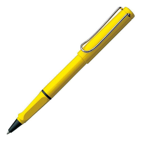 Bolígrafo Lamy Safari, amarillo, fabricado en Alemania, color de tinta: negro