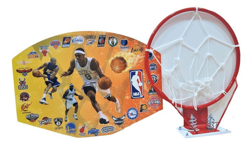 Tablero De Básquet Con Aro - 60cm Nba