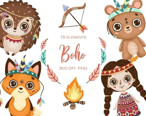 Cliparts Imagenes Png Animales Del Bosque Tribal Is4