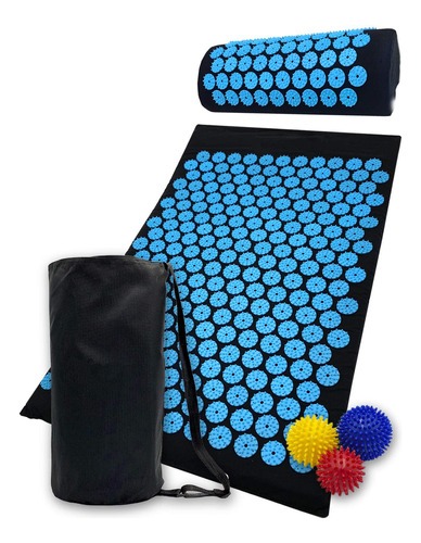 Juego De Alfombrilla De Acupresin Y Almohada Para Aliviar El