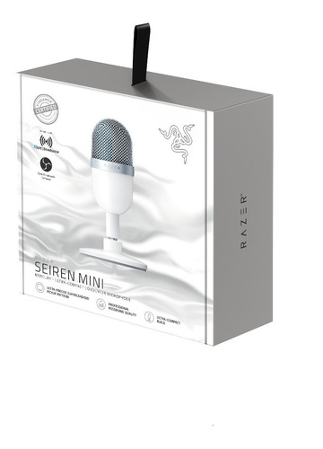 Micrófono Razer Seiren Seiren Mini condensador supercardioide blanco mercurio