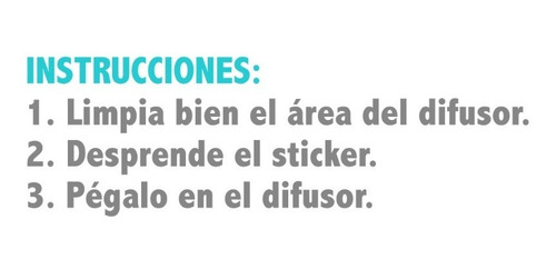 Imagen 3 de 4 de Etiqueta Difusor Aceite Esencial. Diffuser Sticker.