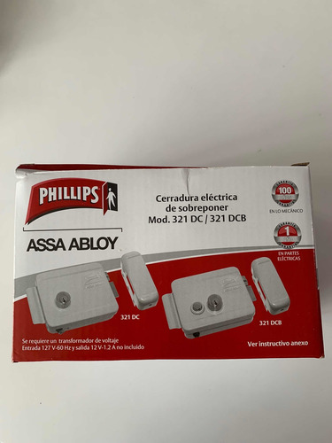 Chapa Electrica Phillips Con Interfon Y Acceso Digital Cable Beige