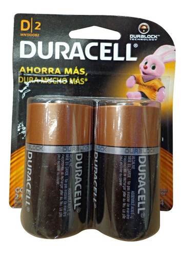 Pila D X2 Unidades Duracell(cod. 2713)