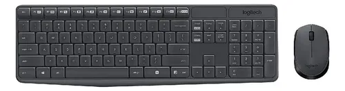 comprar Teclado Y Mouse Logitech Mk235 Negro Antiderrame