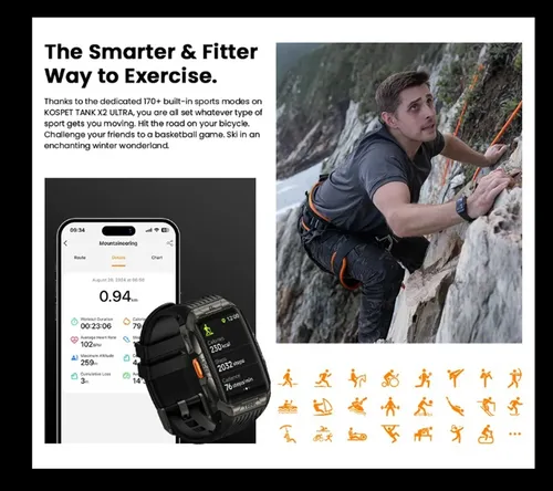 Reloj Inteligente Kospet Tank X2 Ultra Gps Ip69k