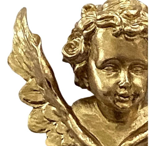 Adorável Estátua De Anjo Resina Querubim Escultura De