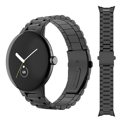 Miimall Para Pixel Watch Correa Metal Acero Inoxidable