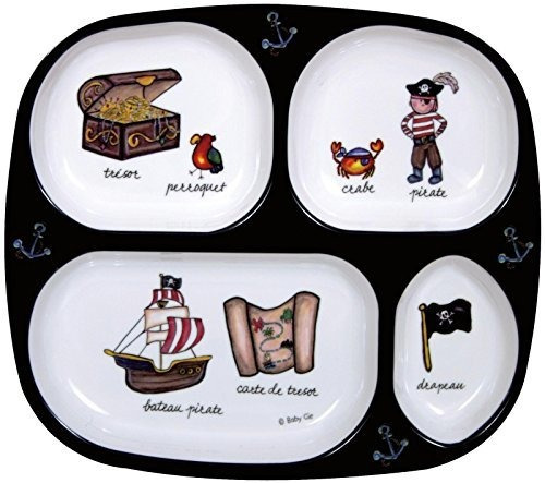 Bebé Melamina Dividido Alimentación Tray-french Inspirado, T