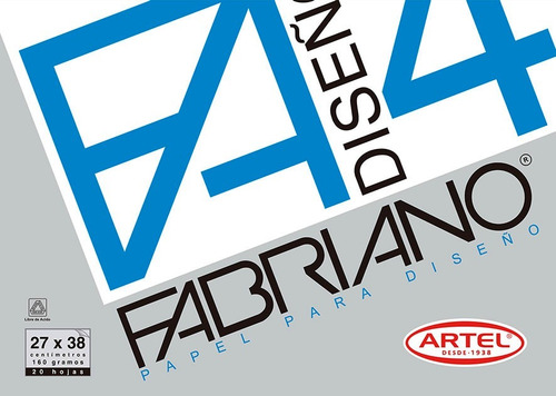 Block Fabriano 4 20h 27x38 160 Grs Artel
