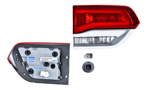 Calavera Int Izq Filo Gris C/leds Depo Grand Cherokee 14-20