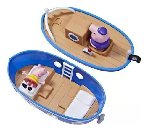 Figura Peppa Pig El Barco Del Abuelo (f3631)