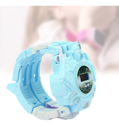 Reloj Transformador De Robot Reloj Digital Transformador Rel