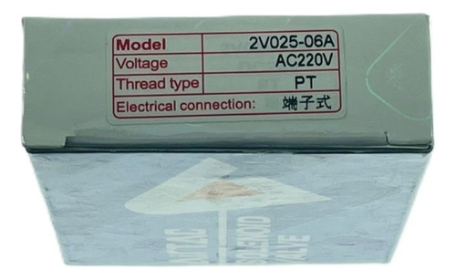 Electrovalvula Neumatica Airtac 2v025-06a 2/2 Vias 220vca