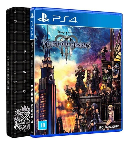 Kingdom Hearts 3 Ps4 Steelbook Edition Mídia Física