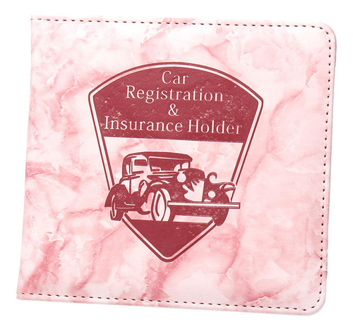 Soporte Genérico Para Matrícula Y Seguro De Coche, Rosa