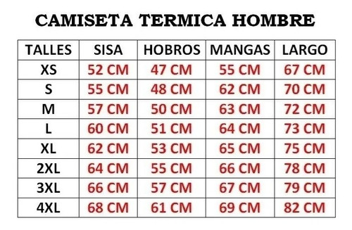 Imagen 2 de 7 de Remera/camiseta Térmica Primera Piel Para Hombre Manga Larga