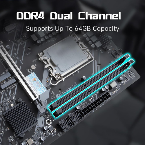 H610m Pro Lga 1700 Porto Intel M-atx H610 Ddr4 (lga 1700 Int