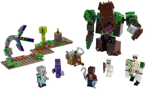 Imagen 3 de 10 de Lego Minecraft La Abominación De La Jungla 489 Pcs Bentancor