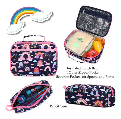 Dafelile Mochila Para Niñas Mochila Arcoíris Para Niñas Moch