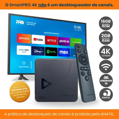 TV Box Proeletronic SmartPro PROSB-3000 4K