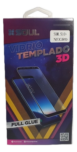 Vidrio Templado Full Glue 3d Para Samsung S10+ / Plus