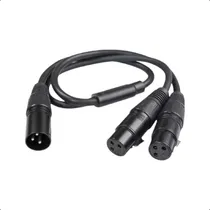 Comprar Cable Divisor Xlr Macho A 2 X Xlr Hembra Balanceado 50 Cm