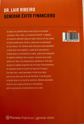Libro Generar Éxito Financiero Dr Lair Ribeiro
