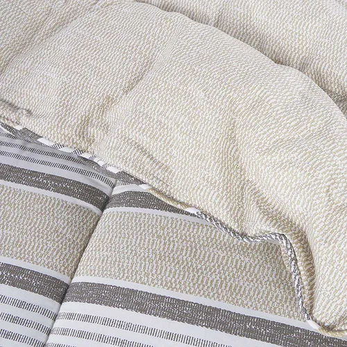 Plumón Algodón Reversible Bali Beige Súper King