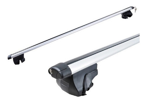 Imagen 2 de 4 de Barras Portaequipaje Universal Aluminio C/ Candado 120 Y 135