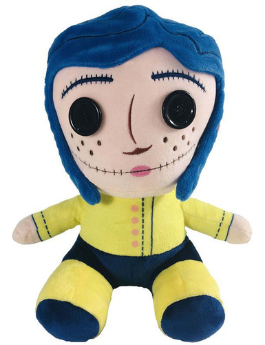 . Coraline Plush Toy 25cm Bicho De Pelúcia Boneca De