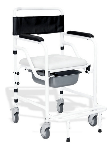 Cadeira De Banho Ortobras Cadeira De Rodas Higienica De Alumínio Com Rodas