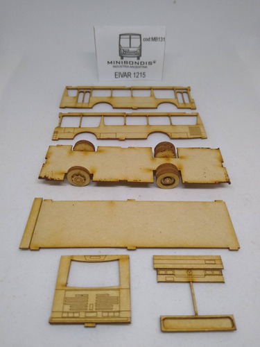 Imagen 3 de 6 de Nico Colectivo Eivar 1215 Kit Fibrofacil H0 (mnc 100)