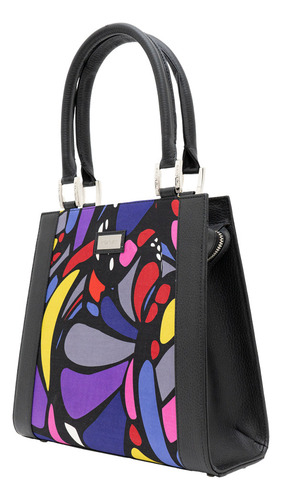 Bolsa Yaab Negro Mariposa Abstracta Negro Color Negrobsynma