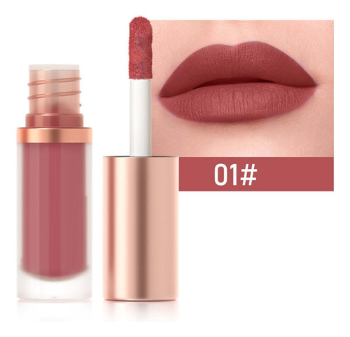 Batom Matte Velvet Color Lip Color Velvet Matte Texture, Com