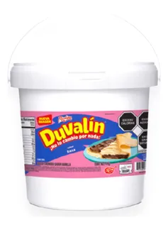 Duvalin Sabor Fresa Cubeta 4 Kg. Dulce Cremoso