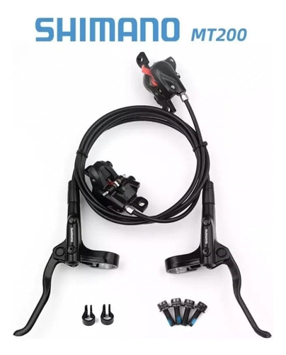 Kit De Frenos Hidráulico (completo) Shimano Original Mt200