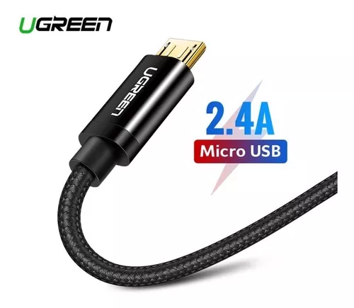 UGREEN Cable Micro USB Carga Rápida, Cable USB a Micro USB Nylon