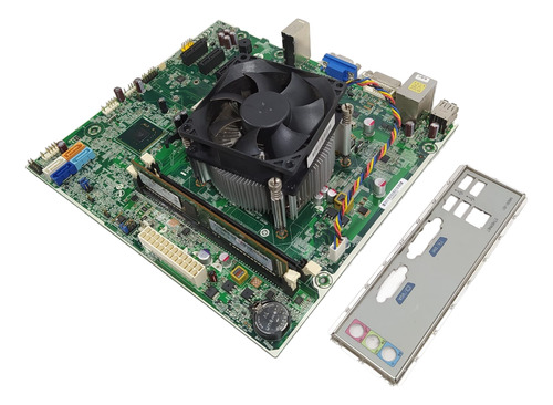 Kit Placa Mãe Hp + I3 2130 3.40ghz + 4gb Ddr3 Verde (Usado)