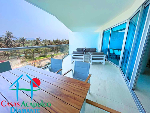 Imagen 14 de 26 de Cad Velera E2. Depa De Playa. Terraza Doble Con Vista Al Mar