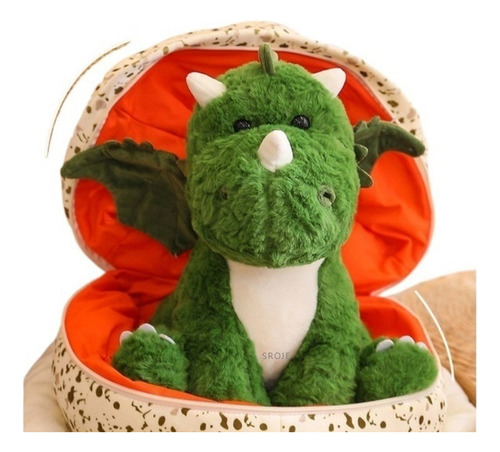 M Sroje Muñeco Peluche Con Forma Huevo Dinosaurio, Regalo,