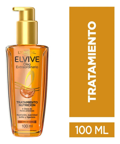 Óleo Extraordinario Reparación de Puntas L'Oréal Elvive 100Ml