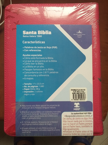Biblia Rv Letra Gigante 1960 Índice