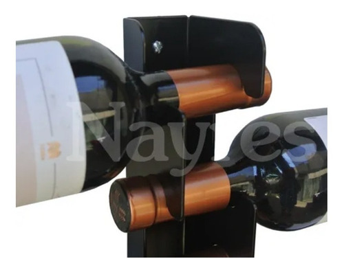 Soporte Bodega Vinoteca Flotante P/6 Botella Vinos 2da