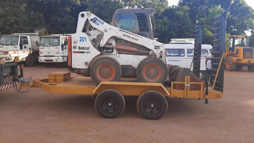 Imagem 1 de 8 de Carretinha Mini Carregadeira Bob Cat Case Jcb