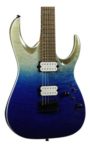 Guitarra Ibanez Rga 42 Rga42hpqm Blue Iceberg Gradation Cor Quilted Maple Material do diapasão Jatobá Orientação da mão Destro